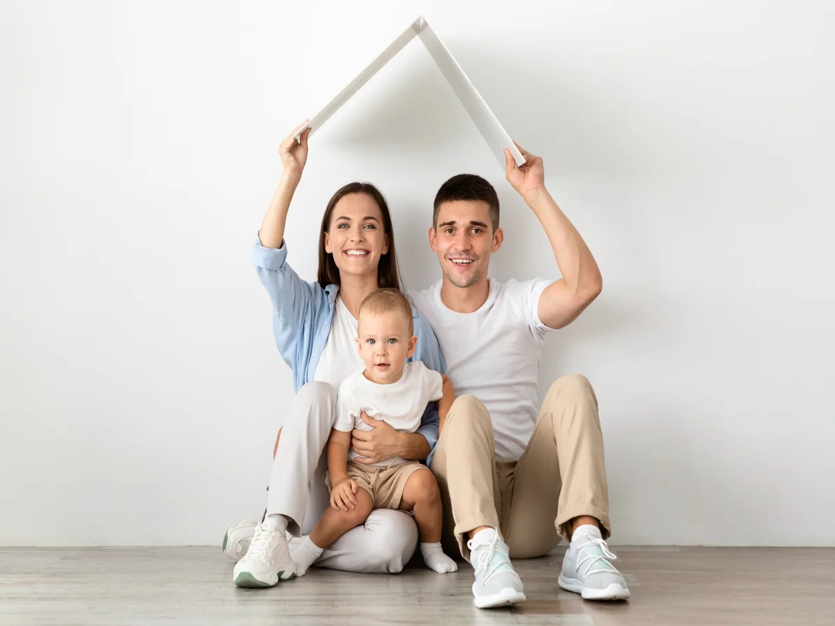Family enjoying their home in Jacksonville, Florida